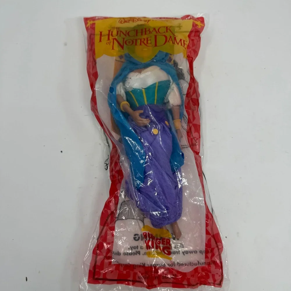 Disney Hunchback of Notre Dame Esmeralda Burger King Mattel Toy 1996 New Sealed